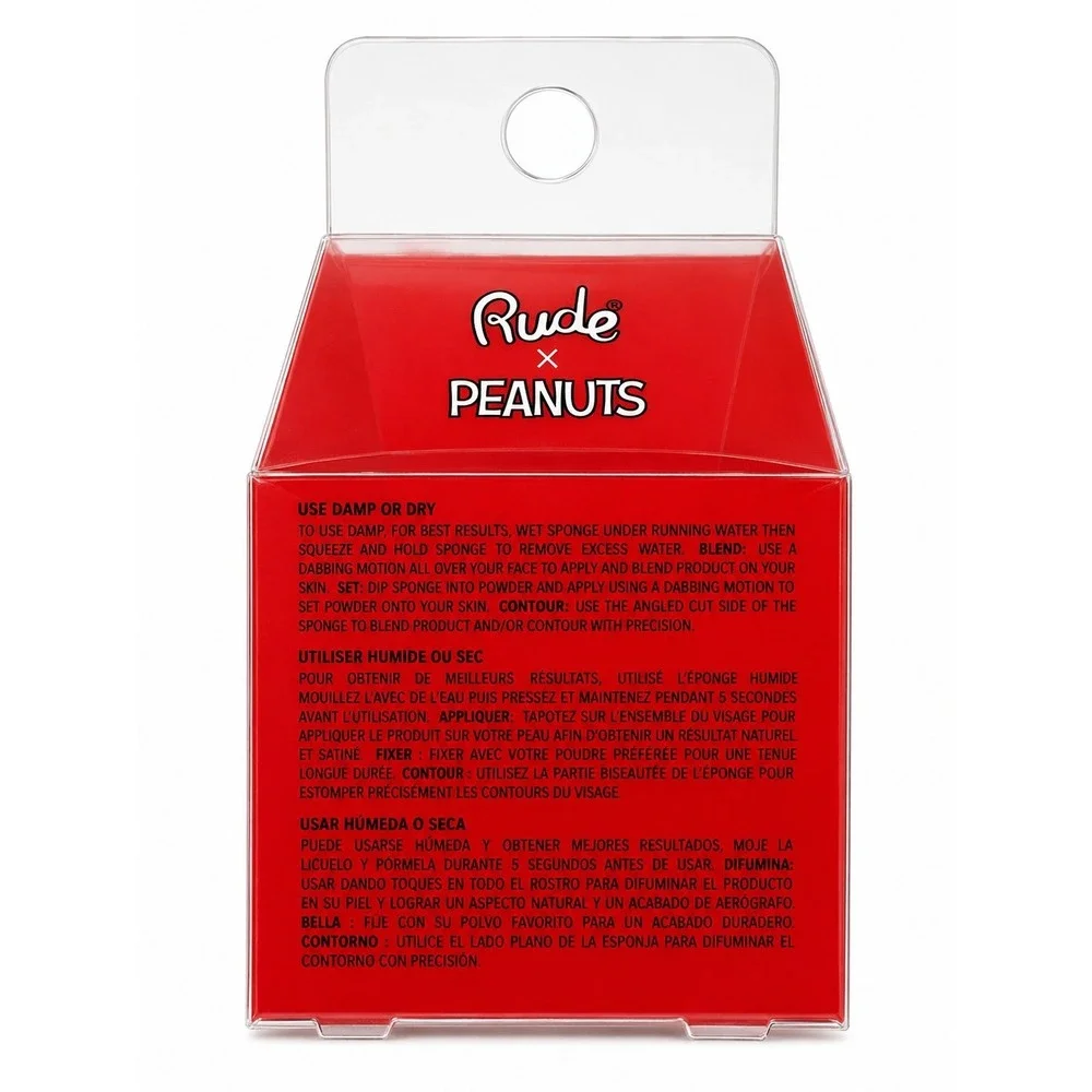 Rude x Peanuts- Mini Sponges